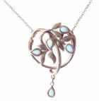 Florales Jugendstil Collier